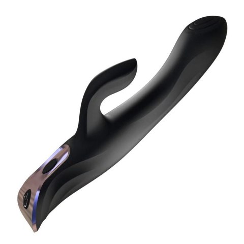 Wibrator króliczek Rachel Deluxe Power Escorts czarny silikonowy USB 23 cm