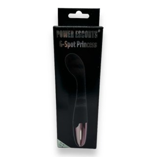 Wibrator punktu G Power Escorts silikonowy czarny USB 18 cm