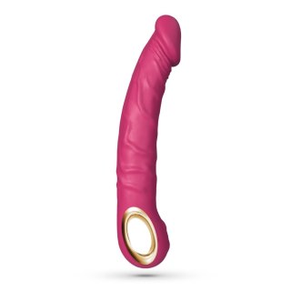 Wibrator realistyczny Crushious Magnus Bend zginany różowy USB