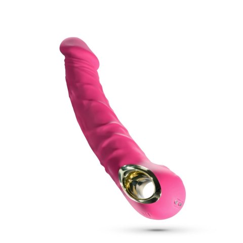 Wibrator realistyczny Crushious Magnus Bend zginany różowy USB
