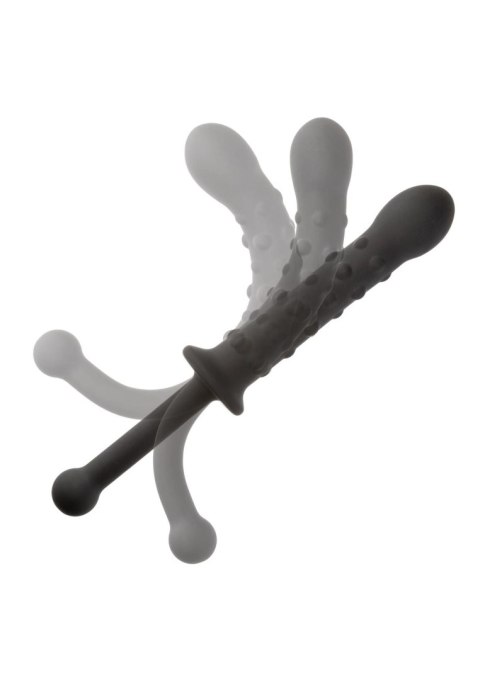 Elastyczna sonda koralikowa silikonowa Calexotics czarna 25,5cm