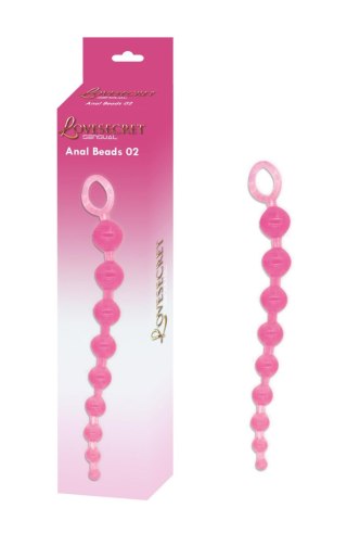 Koraliki analne silikonowe Lovesecret różowe 30 cm
