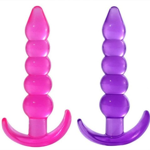 Korek analny TPE Lovesecret T Plug 05 fioletowy 12 cm