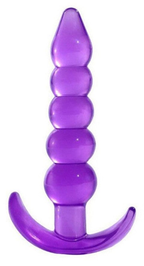 Korek analny TPE Lovesecret T Plug 05 fioletowy 12 cm