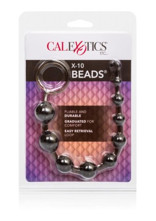 Kulki analne X10 Beads Calexotics czarny 28 cm