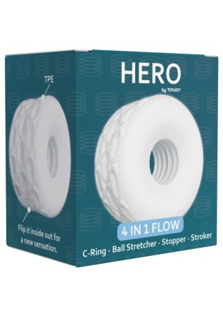 Pierścień 4 w 1 ToyJoy Hero elastyczny