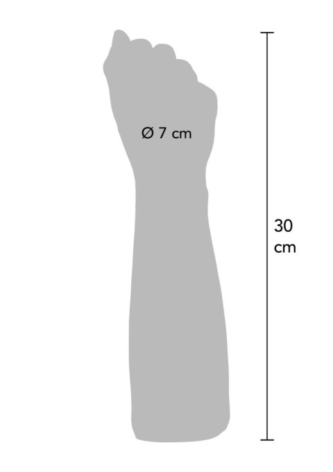 Pięść analna ToyJoy Get Real Extreme jasny odcień skóry 30 cm