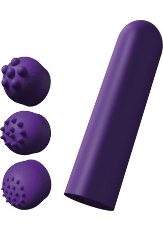 Wibrator kieszonkowy ToyJoy fioletowy 12 funkcji USB 6 cm