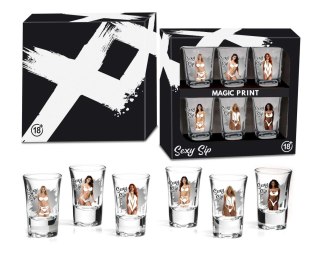 Zestaw 6 erotycznych kieliszków Sexy Sip 35ml House of Mugs