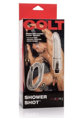 Dildo prysznicowe Colt Shower Shot przezroczyste 16.5 cm