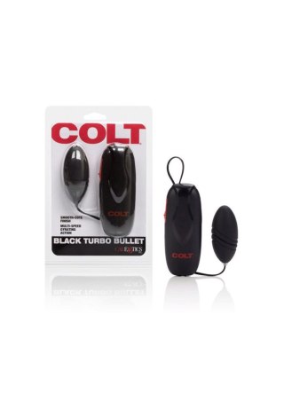 Jajko wibrujące COLT Turbo Bullet czarny 7.5 cm