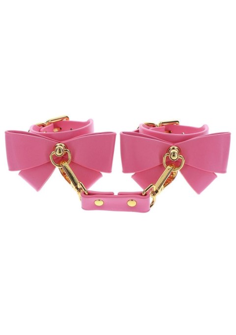 Kajdanki Taboom Malibu różowe PU 28 cm