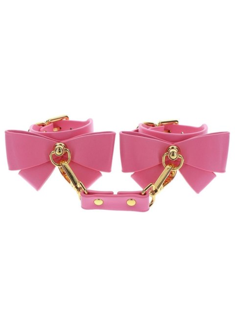 Kajdanki Taboom Malibu różowe PU 28 cm