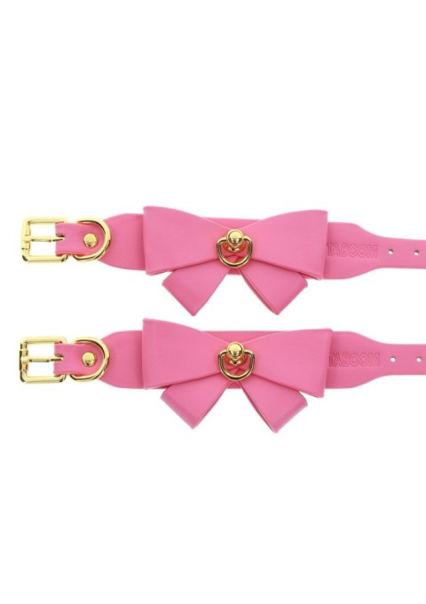 Kajdanki Taboom Malibu różowe PU 28 cm