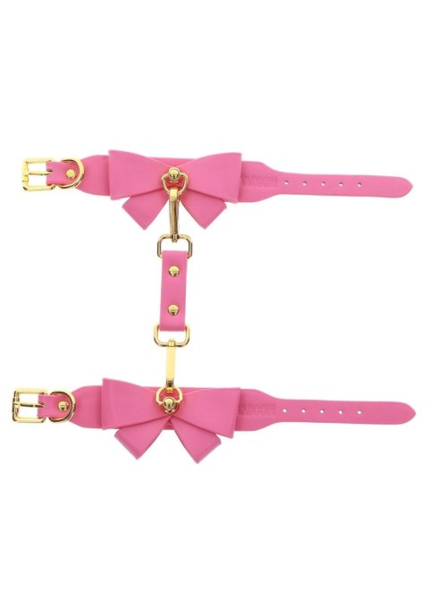Kajdanki Taboom Malibu różowe PU 28 cm