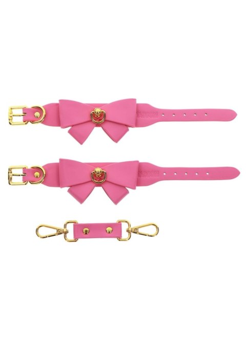 Kajdanki Taboom Malibu różowe PU 28 cm