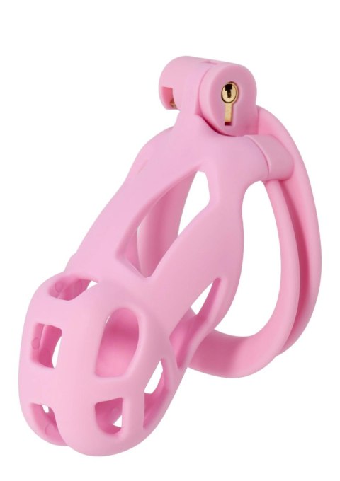 Klatka na penisa Hidden Desire różowa 10 cm ABS