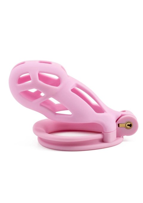 Klatka na penisa Hidden Desire różowa 10 cm ABS