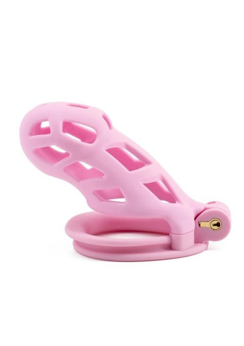 Klatka na penisa Penis Prison Hidden Desire różowa 11 cm