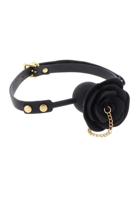 Knebel kulkowy Rose z plugiem Taboom czarny