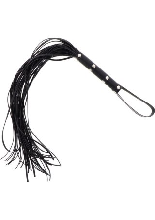 Pejcz z ćwiekami Hidden Desire czarny 75 cm