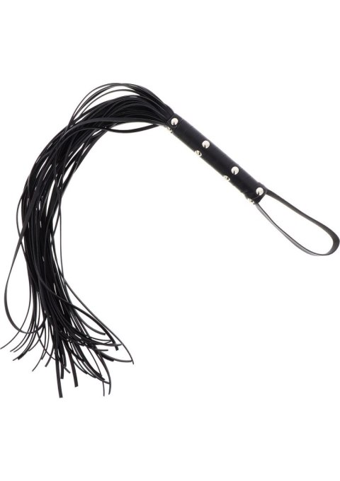 Pejcz z ćwiekami Hidden Desire czarny 75 cm