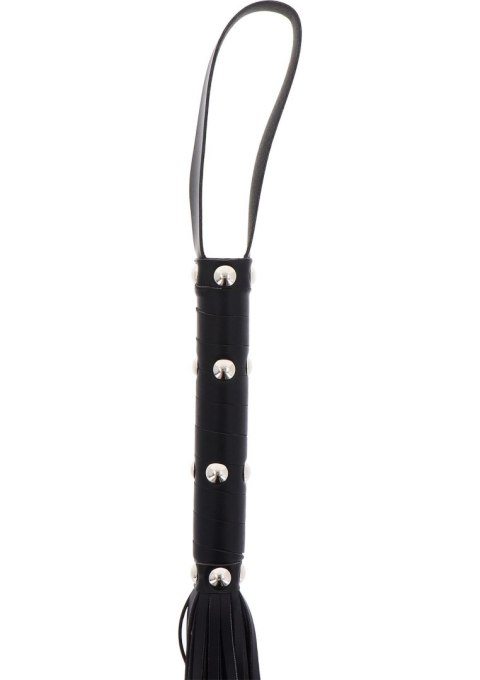 Pejcz z ćwiekami Hidden Desire czarny 75 cm