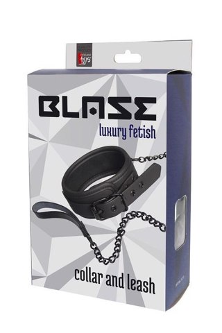 Kołnierz neoprenowy regulowany z łańcuchem Blaze Dream Toys czarny