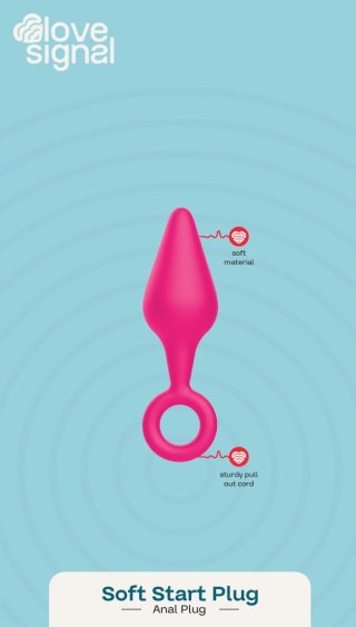 Korek analny Soft Start silikonowy Dream Toys 9 cm