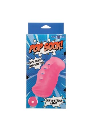Masturbator z uchwytem Grip N Stroke Calexotics różowy 16 cm