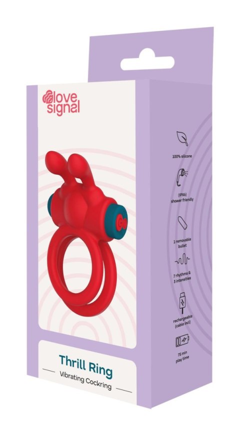 Pierścień erekcyjny wibrujący Dream Toys Thrill Ring USB