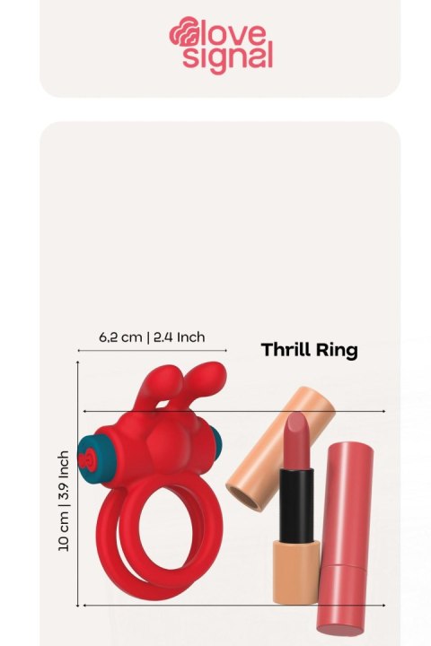 Pierścień erekcyjny wibrujący Dream Toys Thrill Ring USB