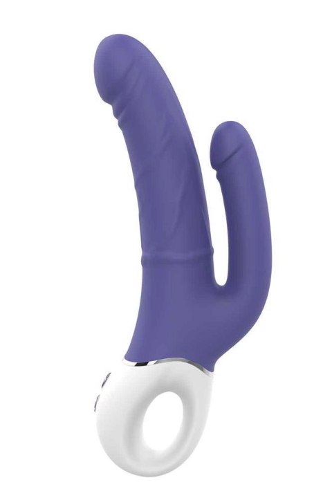 Podwójny wibrator silikonowy Vibes of Love Double Pleasure USB 23.5 cm