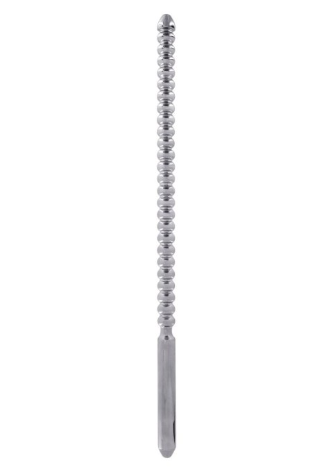 Sonda uretralna żebrowana Steel Power Tools srebrna 10 mm 24 cm