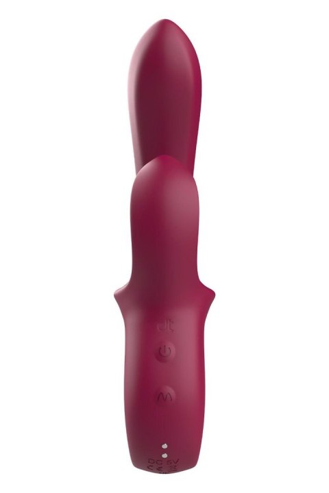 Wibrator króliczek Glam Duo Dreamtoys silikonowy USB 22 cm