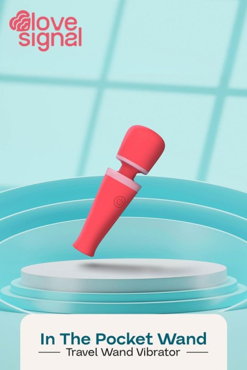 Wibrator silikonowy In The Pocket Wand Dream Toys USB