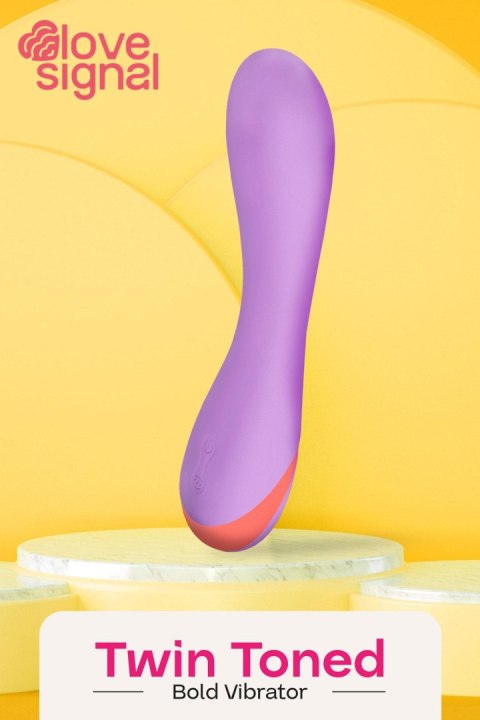Wibrator silikonowy Twin Toned Dream Toys USB 19 cm