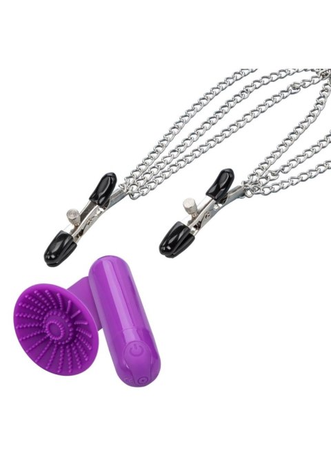 Zestaw wibracyjny Passion Collection Calexotics fioletowy USB