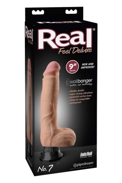 Dildo realistyczne z przyssawką Real Feel Deluxe No. 7 Pipedream