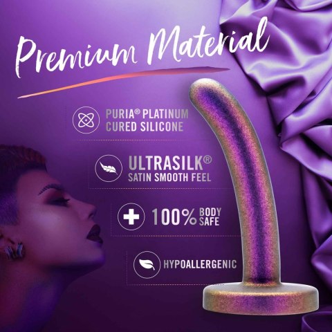 Dildo silikonowe Temptasia Surrender Peg Beginner fioletowe 12 cm