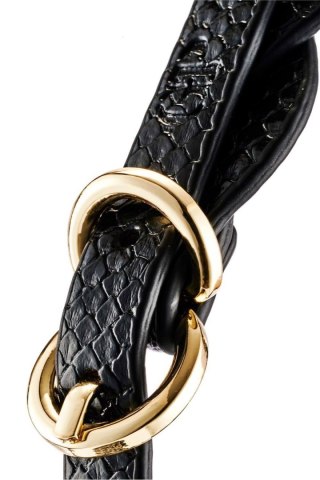 Knebel pleciony Moonlight Guilty Pleasure czarny