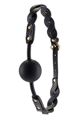 Knebel pleciony Moonlight Guilty Pleasure czarny