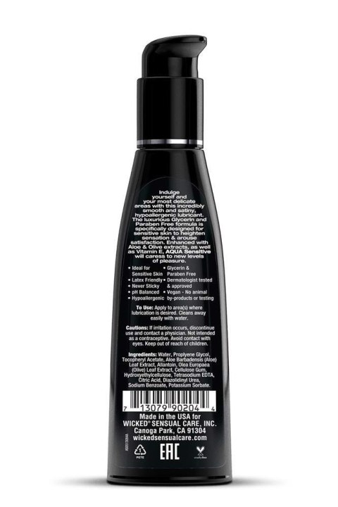 Lubrykant hipoalergiczny Wicked Aqua Sensitive na bazie wody 120ml