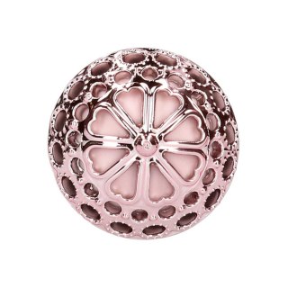 Mini masażer silikonowy Loveline Velour różowy 12 cm