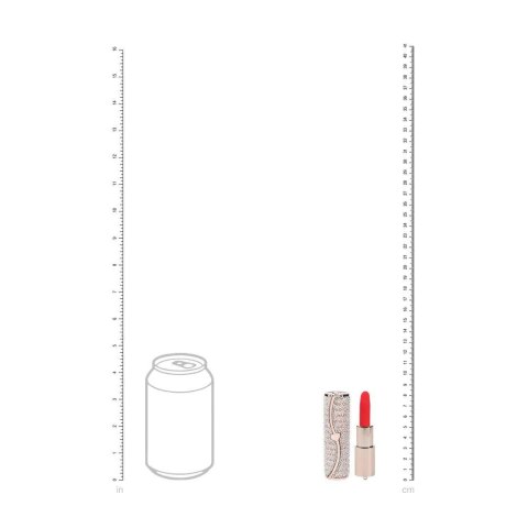 Mini wibrator szminkowy Loveline Candy różowy USB