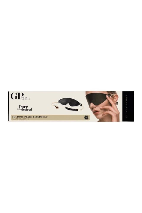 Opaska na oczy Guilty Pleasure Boudoir Pearl z perłami