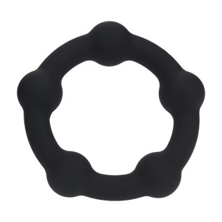 Pierścień erekcyjny silikonowy koralikowy Levelz S 3cm czarny