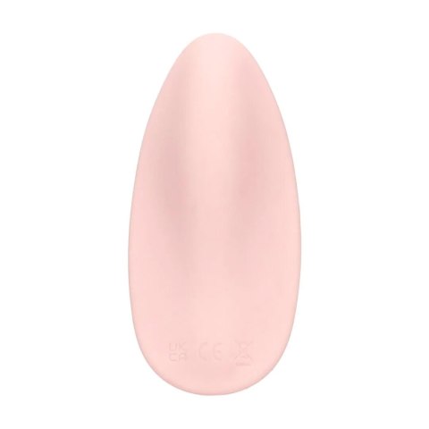 Stymulator łechtaczki z pilotem Loveline Céleste różowy silikonowy 10cm