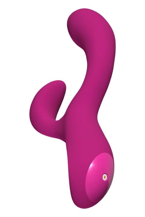 Wibrator króliczek Blush Quinn bordowy silikonowy USB 23 cm