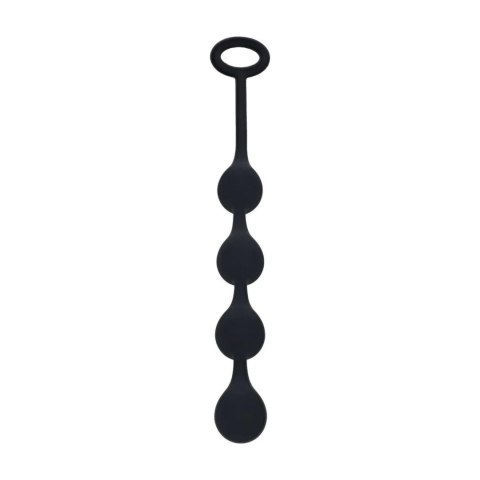 Kulki analne silikonowe Levelz Waterdrop S czarny